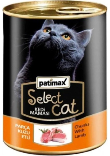 Kuzu Etli Kedi Maması Konservesi 400 Gr. (Parça Etli, Italyan Menşeili)