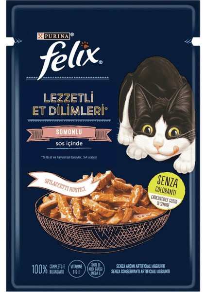 Lezzetli Et Dilimleri 85 Gr. (Somonlu) fiyatları