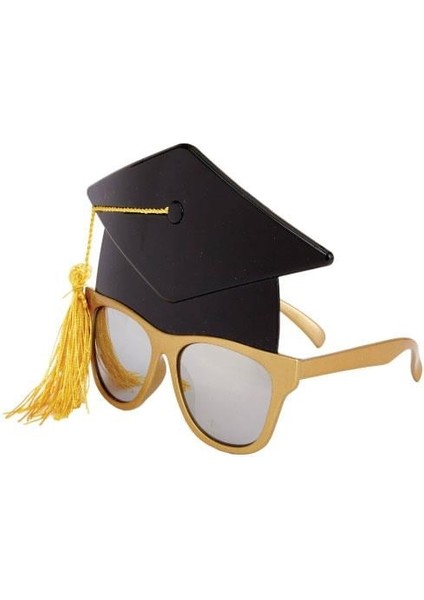 Parti Gözlükleri Mezuniyet Kep Model Gold püskül
