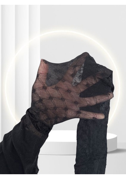 Sardun 20 Den Puantiyeli Kare Desenli Burunsuz Ağlı Külotlu Çorap fırsatları