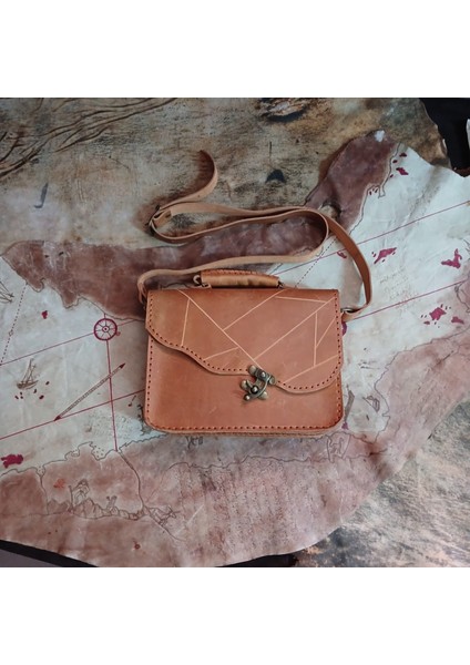 El Yapımı Deri Unısex Evrak / Omuz Çantası modelleri