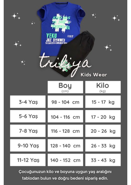 Pamuklu Çocuk Kapri Takımı (Cepli & Kordonlu, 3-12 Yaş) Trl-36