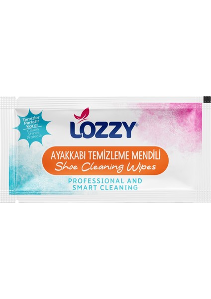 Ayakkabı Temizleme Mendili -Tek Kullanımlık - 100 Adet -Shoes Cleanıng Wıpes-Disposable - 100 Pcs -