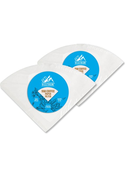 V60 Filtre Kağıdı Eko Set (2*100 Adet) Vcw