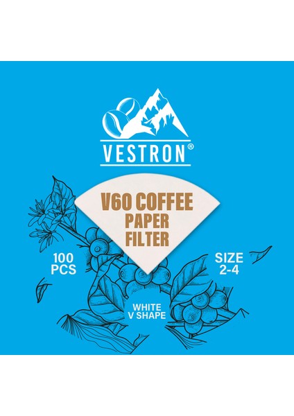 V60 Filtre Kağıdı Eko Set (2*100 Adet) Vcw