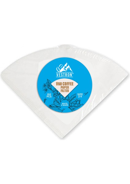 V60 Filtre Kağıdı Eko Set (2*100 Adet) Vcw