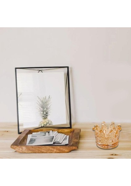 ® Kral Tacı Model Mini Mumluk,küllük,lokumluk Şeffaf Bronz Cam Kase fırsatları