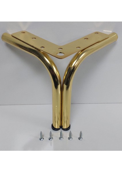 Yağmur Model 20 cm Gold Metal Mobilya Ayağı