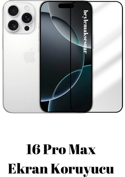 Iphone 16 Pro Max Ekran Koruyucu 6d Tam Kaplayan Kırılmaz Cam indirimleri