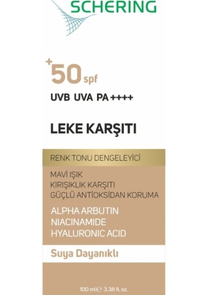 Leke Karşıtı Güneş Kremi