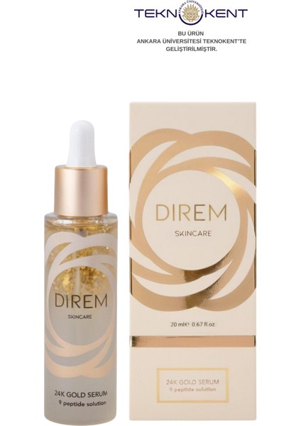 24K Saf Altın & 9peptide Içeren Onarıcı ve Besleyici Serum