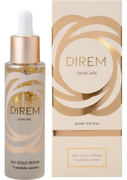 24K Saf Altın & 9peptide Içeren Onarıcı ve Besleyici Serum