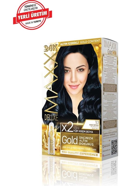 Gold Series Saç Boya Seti 2 Tüp Boya - 2 Oksidan