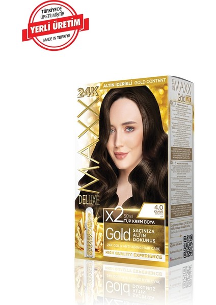 Gold Series Saç Boya Seti 2 Tüp Boya - 2 Oksidan