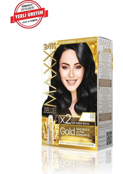 Gold Series Saç Boya Seti 2 Tüp Boya - 2 Oksidan