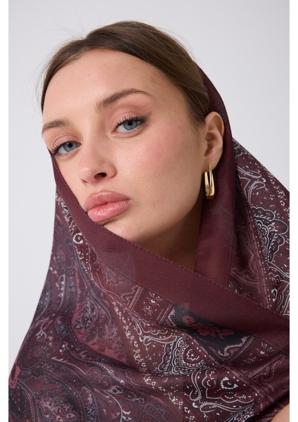 Etnik Desen Şal Bordo fiyatları
