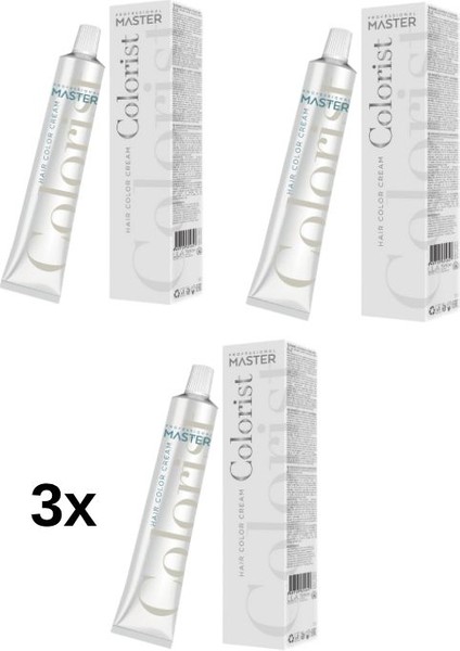 3ADET Master Colorist Tüp Boya 5,65 Çilek Kırmızısı
