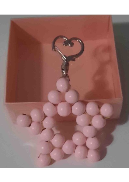 Ahşap Boncuklu Yıldız Anahtarlık modelleri