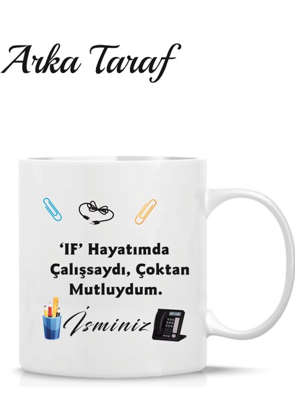 Kurumsal Çalışanlara Özel Mizahi Kupa Bardak