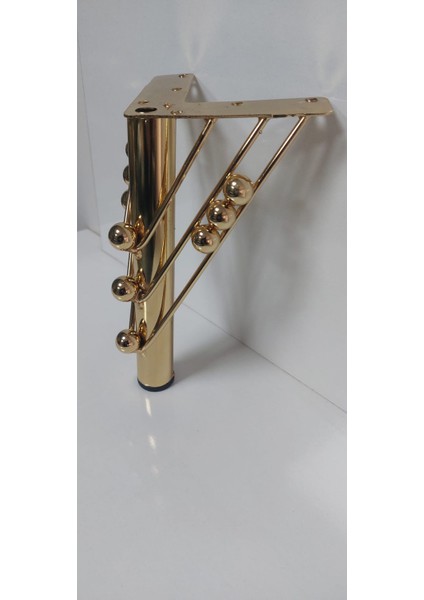 Damla Model Telli Gold Metal 15 cm Mobilya Ayağı
