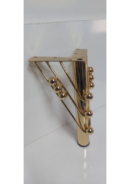 Damla Model Telli Gold Metal 15 cm Mobilya Ayağı