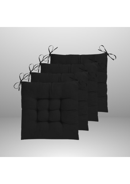 Sandalye Minderi 45 x 45 cm Siyah Renk