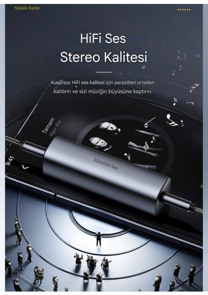 Essager izolatör Ses Gürültü Filtresi Topraklama Döngüsü Gürültü Engelleme Hi-Fi Ses Teknolojisi Ce Lisanslı Orjinal 3.5mm Aux Kablo Hediyeli Ev Stereo Araç Ses Sistemi