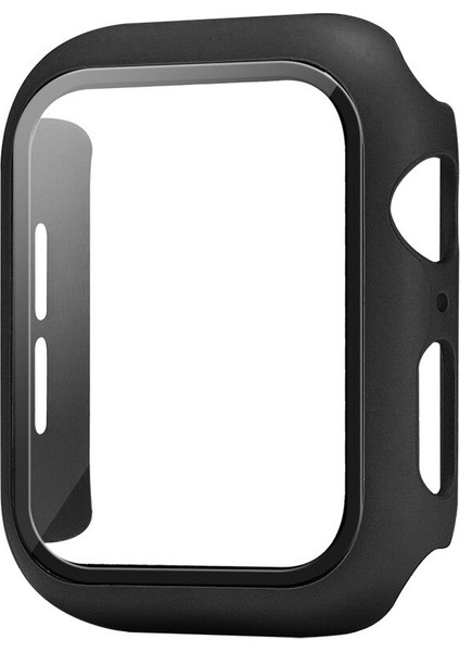Apple Watch Series Se-6-5-4 40MM ile Uyumlu Ekran ve Kasa Koruyucu Siyah