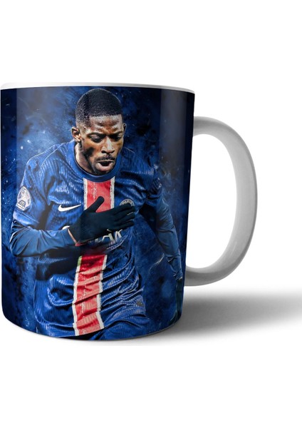 Ousmane Dembele - Paris Saint Germain Kupa Bardak Model 2