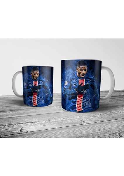 Ousmane Dembele - Paris Saint Germain Kupa Bardak Model 2