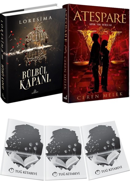 Ateşpare 3 Kırık Yok Oluşlar Ciltli ve Ephesus Yayınları Bülbül Kapanı 2 Ciltli Loresima 2li Set + Hediyeli