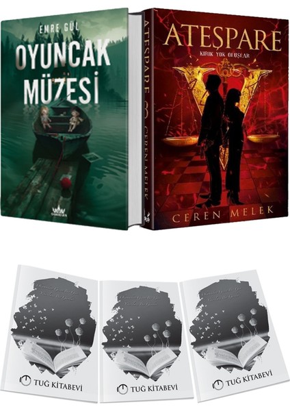 Ateşpare 3 Kırık Yok Oluşlar Ciltli ve Guardian Oyuncak Müzesi Ciltli Emre Gül 2li Set + Hediyeli