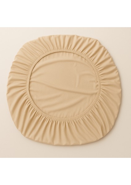 Pamuk Lastikli Çarşaf Tek Kişilik Fitted Çarşaf Takımı 100 x 200 cm , 1 Adet Yastık Kılıfı, Bej fırsatları