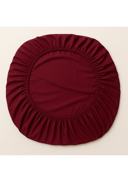Pamuk Lastikli Çarşaf Tek Kişilik Fitted Çarşaf Takımı 100 x 200 cm , 1 Adet Yastık Kılıfı, Bordo modelleri