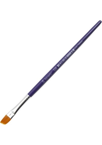 Kedi Dili Sentetik Kesik Uçlu Fırça 538 No:1/4