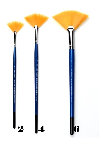 539 Yelpaze Fırça No:2 - 2 Adet