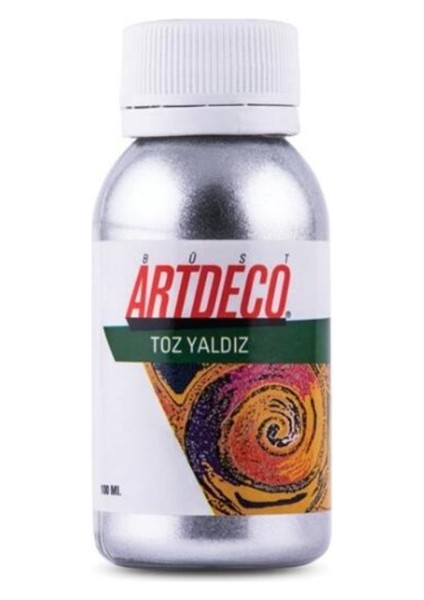 Toz Yaldız 100 ml Gümüş