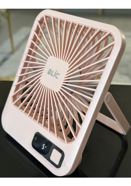 Rose Teknoloji Digital Göstergeli Katlanabilir Taşınabilir 3200rpm 5 Kademeli Masaüstü Soğutucu Fan fırsatları