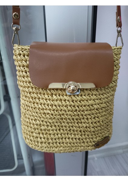 Kadın El Emeği Hasır Çapraz Çanta indirimleri