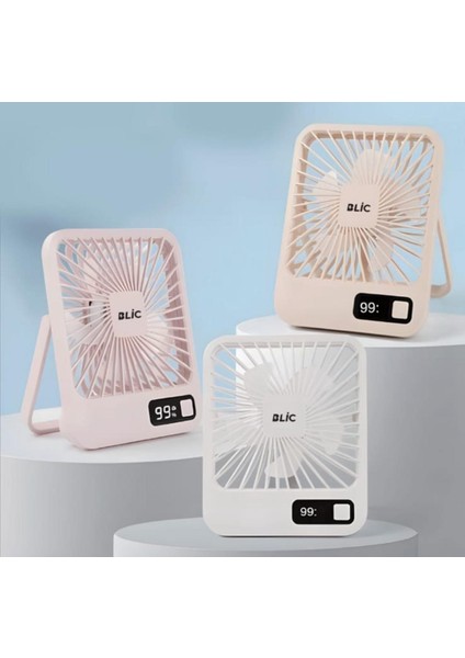 Rose Teknoloji Digital Göstergeli Katlanabilir Taşınabilir 3200rpm 5 Kademeli Masaüstü Soğutucu Fan modelleri