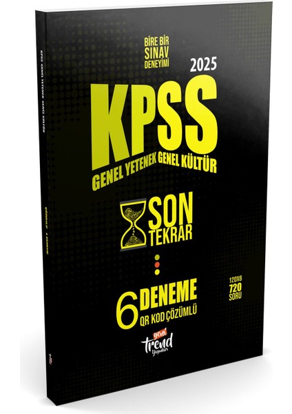 2026 Kpss 6 Fasikül Qr Kod Çözümlü Deneme (Genel Yetenek-Genel Kültür)