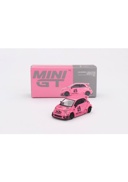1/64 851 Abarth 595 Lb-Works x Abas Works Pink