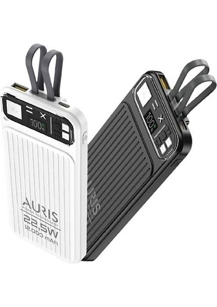 ARS-Y309 22.5W 12.000 Mah Göstergeli Kablolu Hızlı Powerbank modelleri