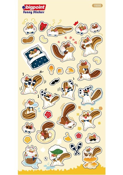 Sticker Sincaplar 15'li Paket