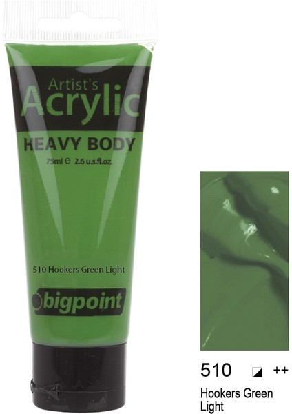 Akrilik Boya 75 ml Hookers Green Light 510
