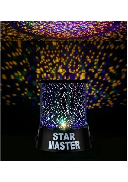 Duvara Işık Yıldız Yansıtan Star Master Gece Lambası