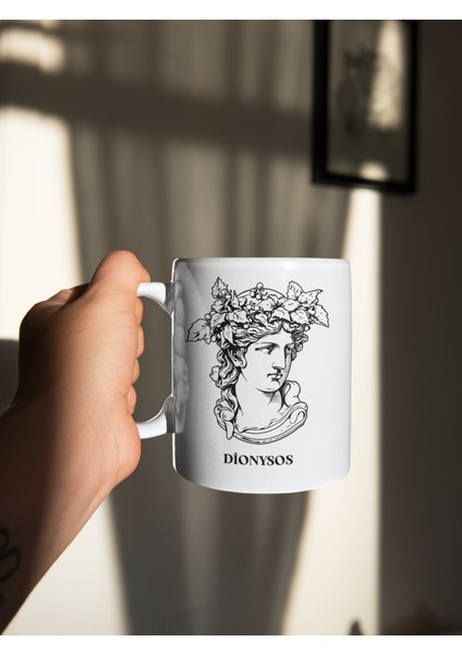 Dionysos Temalı Kupa Bardak Antik Yunan Serisi No:1