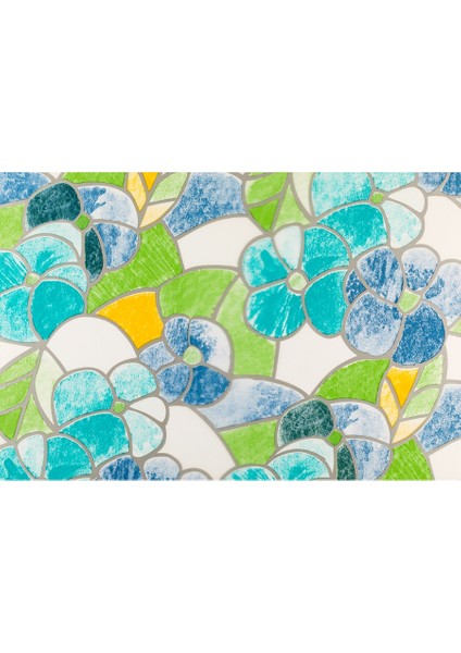 Yapışkanlı Folyo 2m Vitray Desen No:63 12'li Kutu