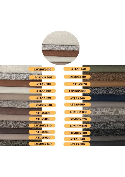 Concept Luna Sandalye Teddy Krem Kahve Desenli Kumaş Ceviz Ahşap Sandalye