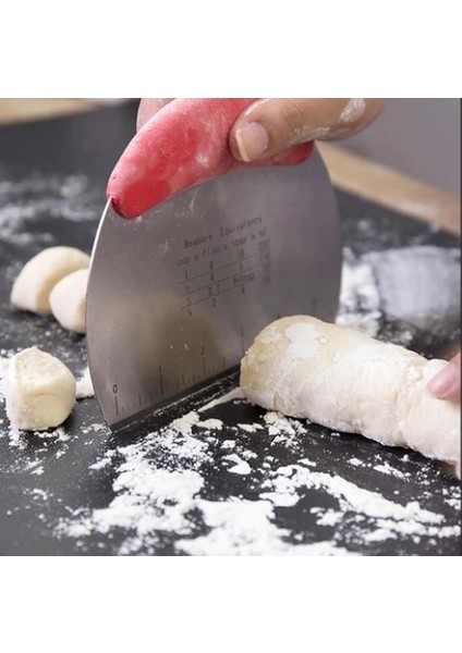 Paslanmaz Çelik Hamur Kesme ve Şekillendirme Spatulası